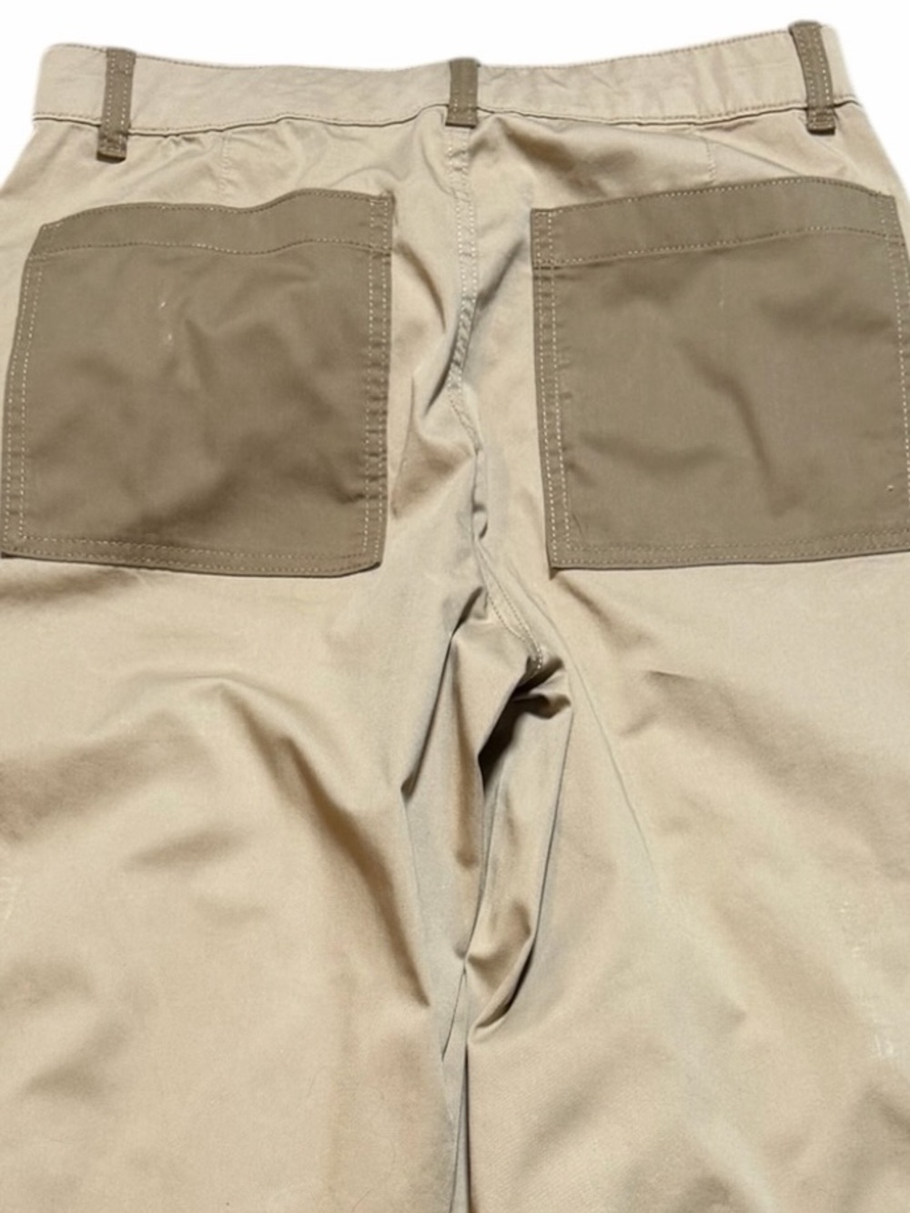 Everlane Relaxed Utility Cargo Wide Leg Pant Brown Khaki Size 4 - Picture 7 of 11